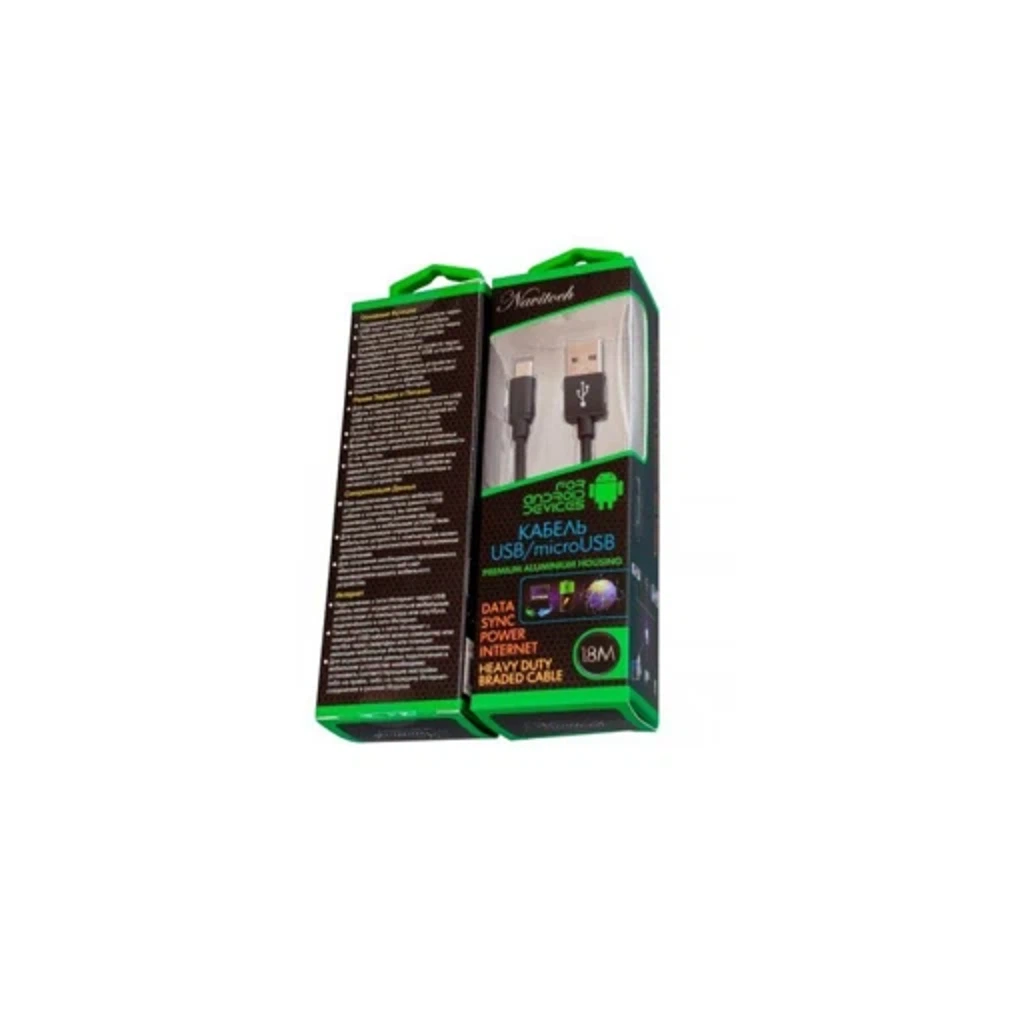 Кабель Profit USB - microUSB (JL-M015) 1.8 м Black